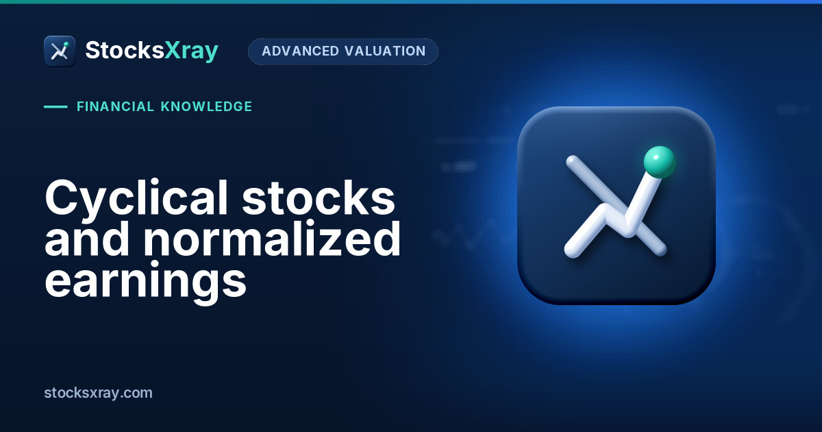 Cyclical stocks and normalized earnings