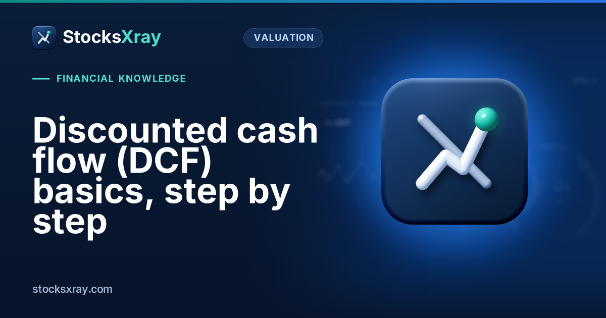 Discounted cash flow (DCF) basics, step by step