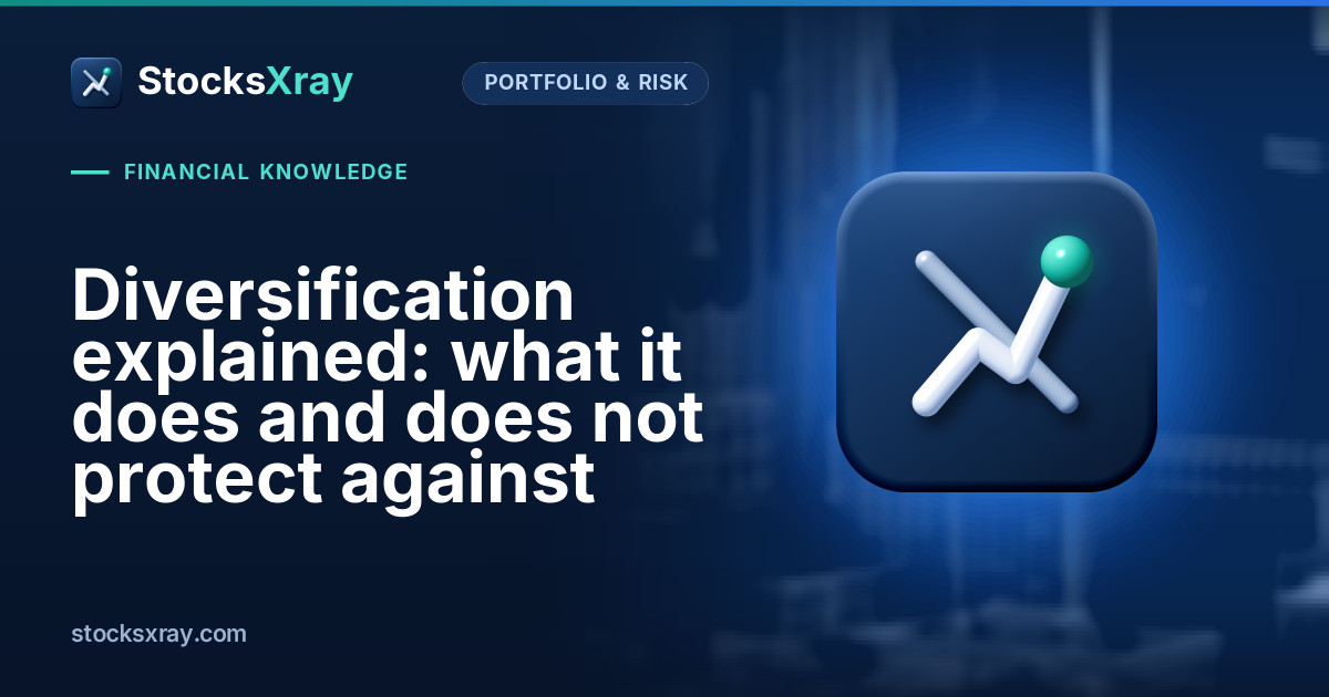 Diversification explained: what it does and does not protect against