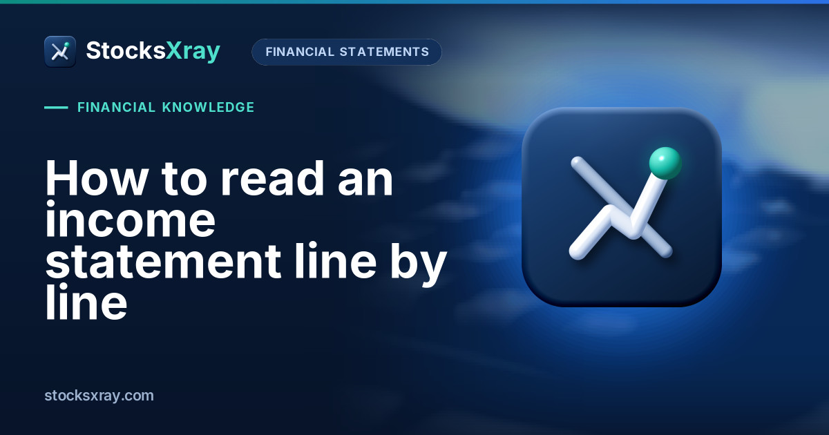 How to read an income statement line by line