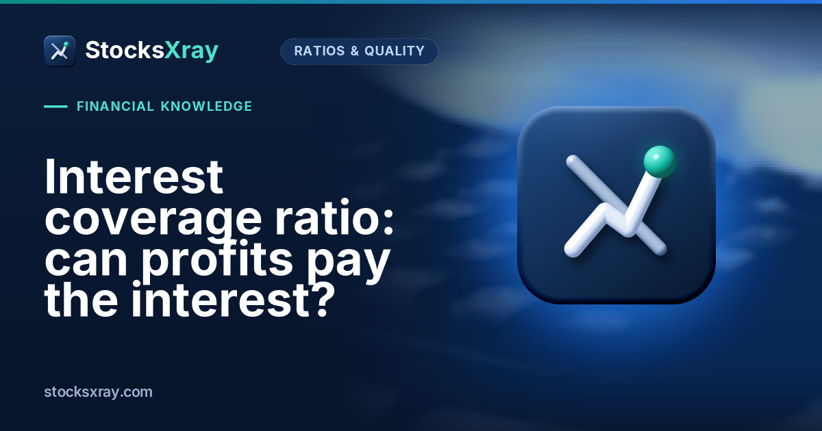 Interest coverage ratio: can profits pay the interest?