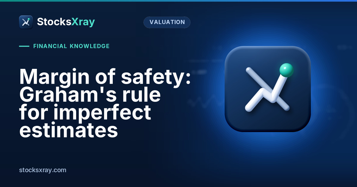 Margin of safety: Graham's rule for imperfect estimates