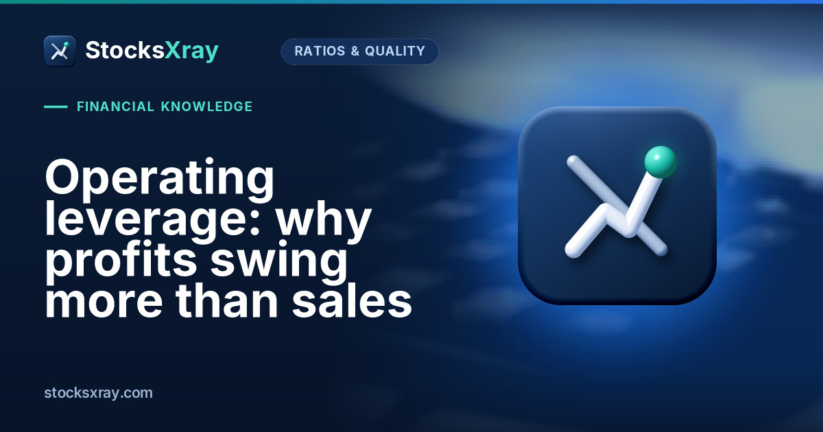 Operating leverage: why profits swing more than sales