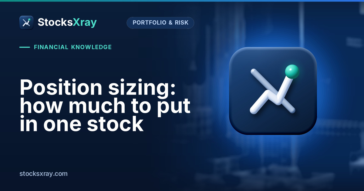 Position sizing: how much to put in one stock