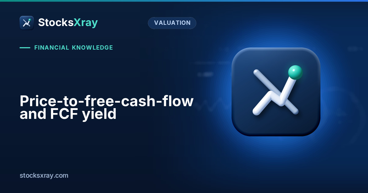 Price-to-free-cash-flow and FCF yield