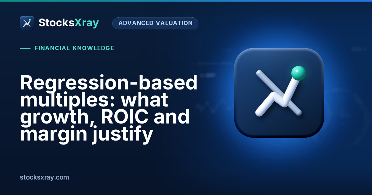 Regression-based multiples: what growth, ROIC and margin justify