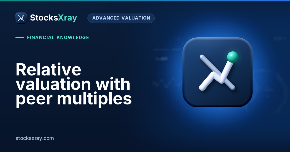 Relative valuation with peer multiples
