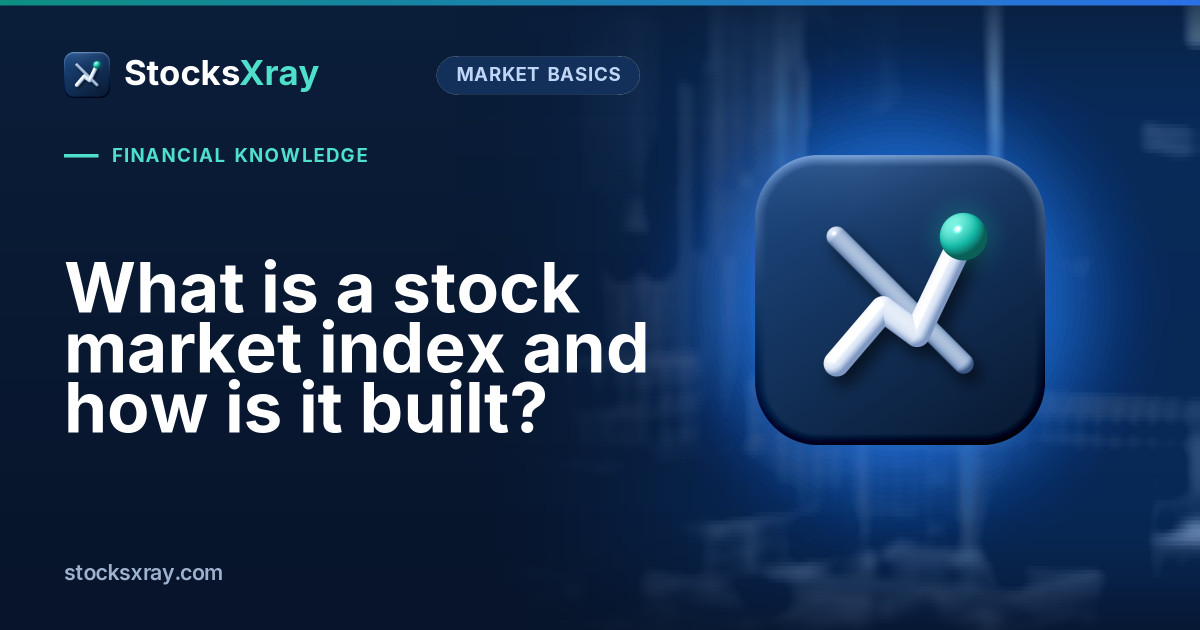 What is a stock market index and how is it built?