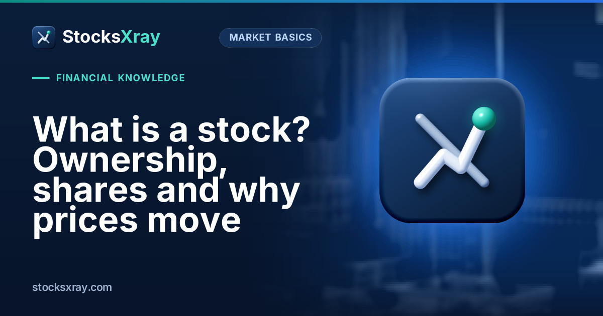 What is a stock? Ownership, shares and why prices move