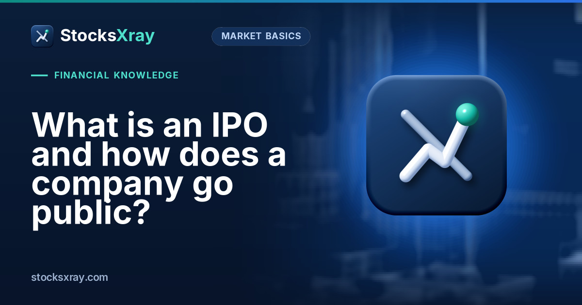 What is an IPO and how does a company go public?