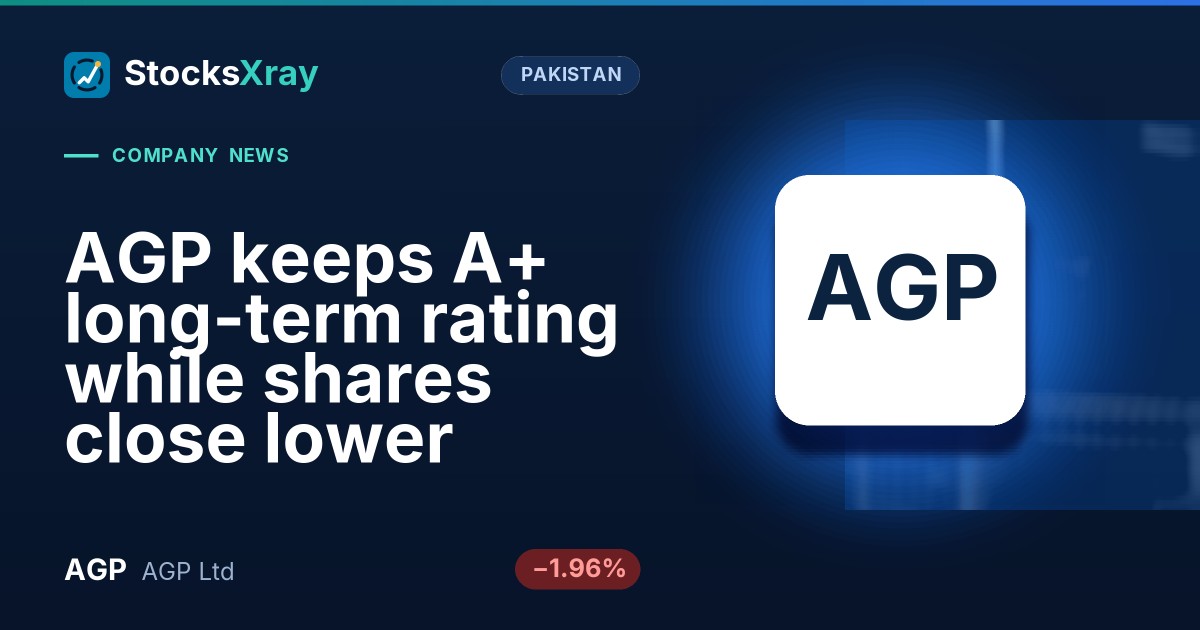 AGP keeps A+ long-term rating while shares close lower