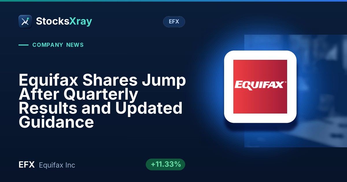 Equifax Shares Jump After Quarterly Results and Updated Guidance